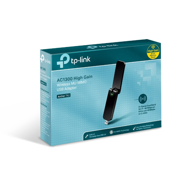 TP-Link Archer T4U AC1300 Dual Band USB 3.0 WiFi Adapter TP-LINK