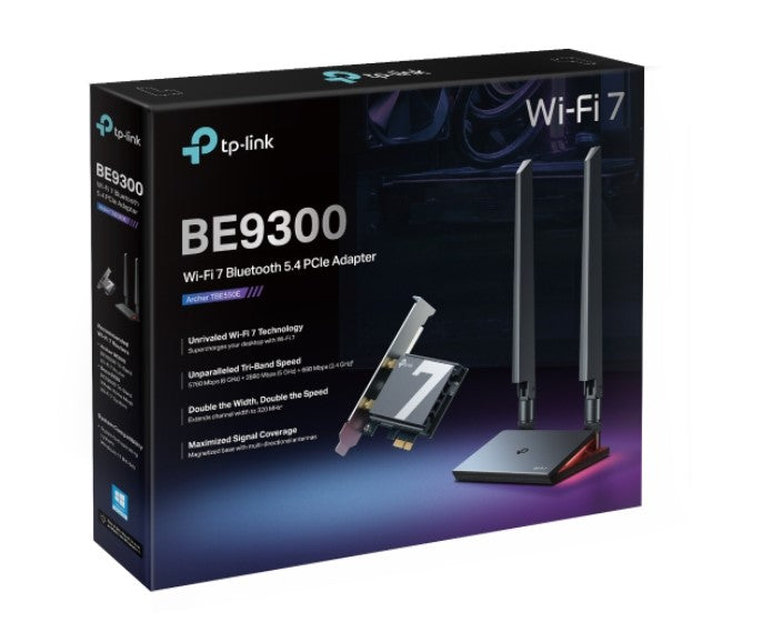 TP-Link Archer TBE550E Wi-Fi 7 BE9300 PCIe Adapter