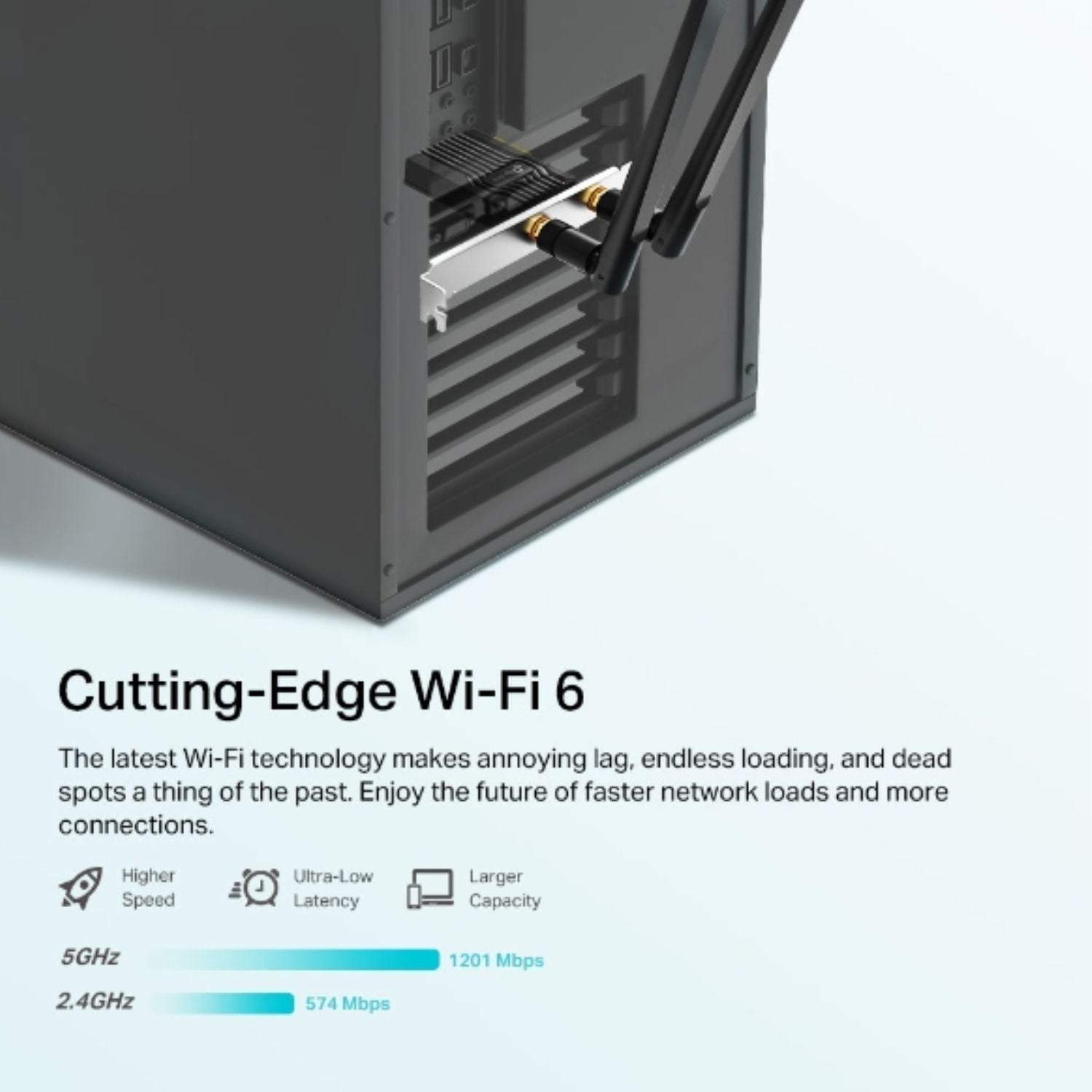 TP-Link Archer TX20E AX1800 Wi-Fi 6 Bluetooth 5.2 PCIe Card TP-LINK