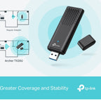 TP-Link Archer TX20U AX1800 Wi-Fi 6 USB Adapter | Fast Dual Band PC Upgrade TP-LINK