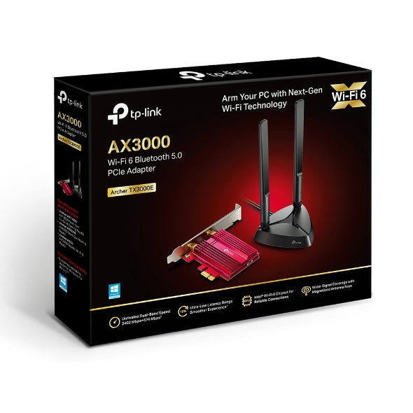 Wi-Fi 6 PCIe Card & Bluetooth 5.0 for Desktop PC | Fast Gaming
