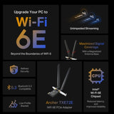 TP-Link Archer TXE72E AXE5400 Wi-Fi 6E & Bluetooth 5.3 PCIe Card TP-LINK