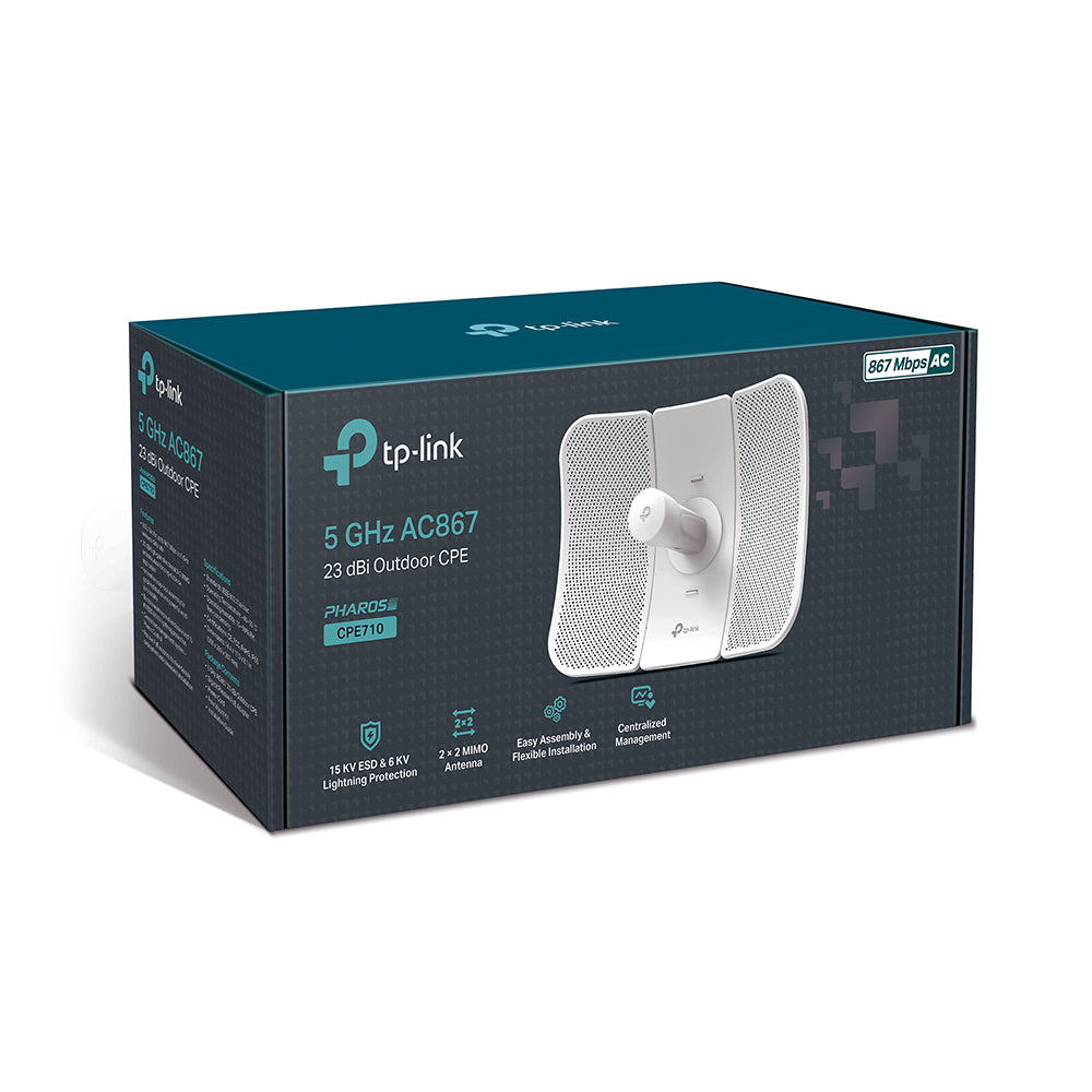 TP-Link CPE710 5GHz Outdoor Long-Range Wireless Bridge TP-LINK