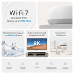 TP-Link Deco BE22 BE3600 Wi-Fi 7 Mesh System (2-Pack) - Seamless Whole Home Coverage TP-LINK