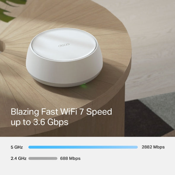 TP-Link Deco BE22 BE3600 Wi-Fi 7 Mesh System (2-Pack) - Seamless Whole Home Coverage TP-LINK