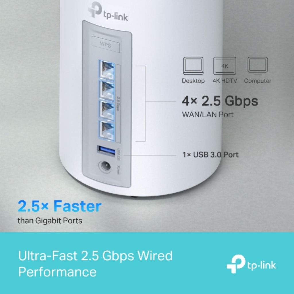 TP-Link BE11000 Whole Home Wi-Fi 7 Mesh System | 11 Gbps Tri-Band TP-LINK