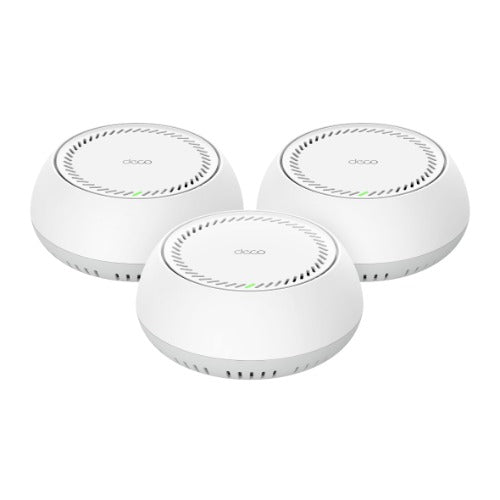 TP-Link Deco BE65-PoE(3-pack) BE11000 Whole Home Mesh Wi-Fi 7 System with PoE 688 Mbps at 2.4 GHz + 4324 Mbps