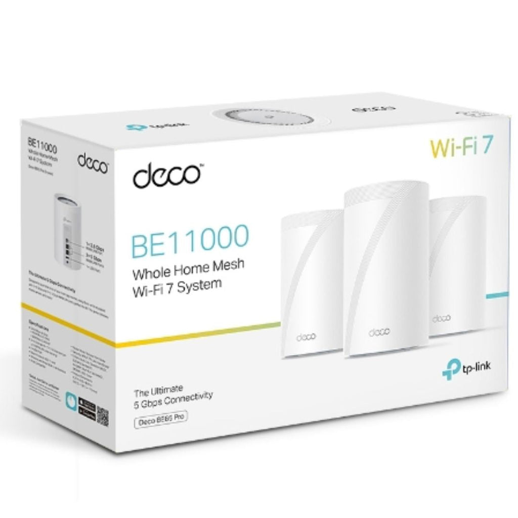 TP-Link Deco BE65 Pro WiFi 7 Mesh System | Whole Home 11 Gbps Tri-Band TP-LINK