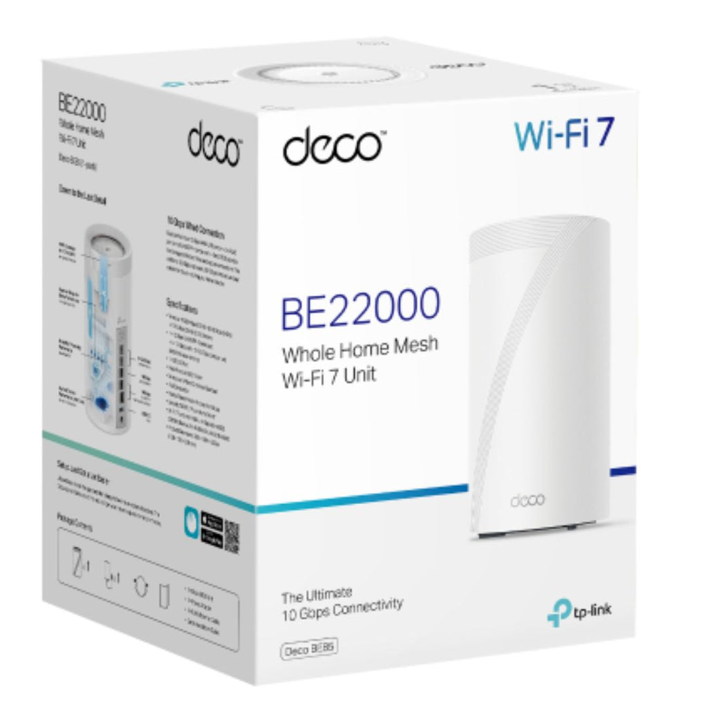 TP-Link Deco Wi-Fi 7 Mesh System | Ultra-Fast Tri-Band Whole Home Wi-Fi
