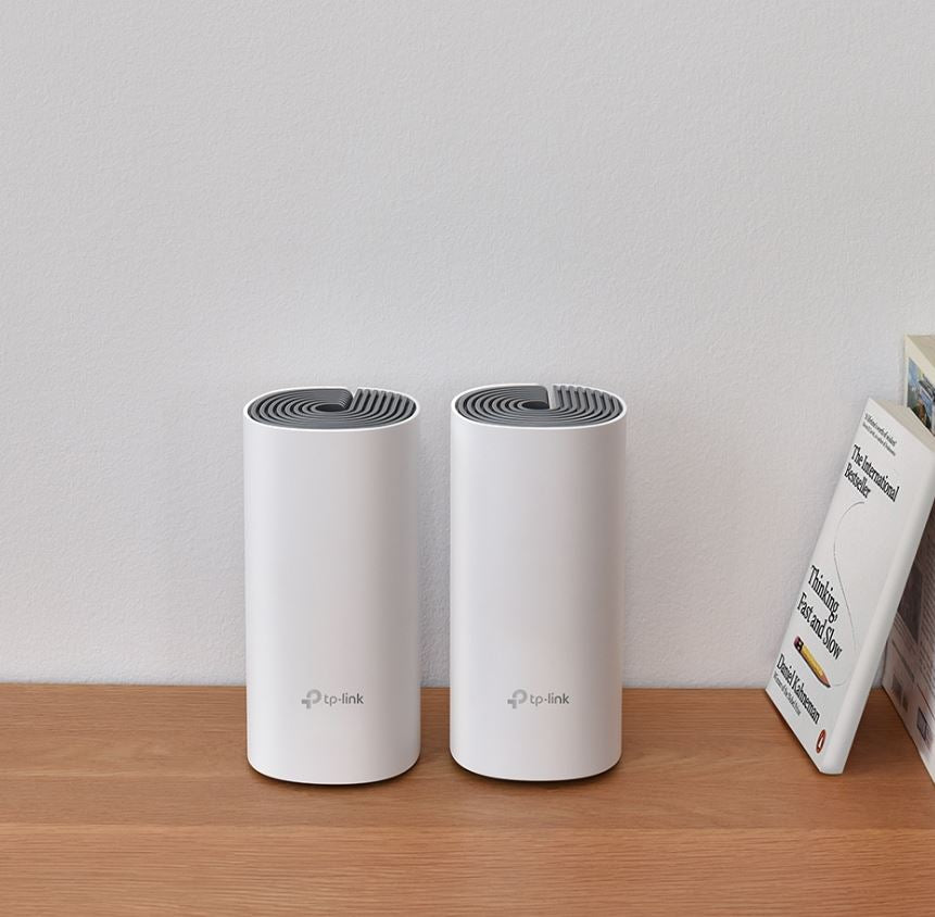 Deco E4 Mesh WiFi System: Seamless Whole Home WiFi Coverage (2-Pack) TP-LINK
