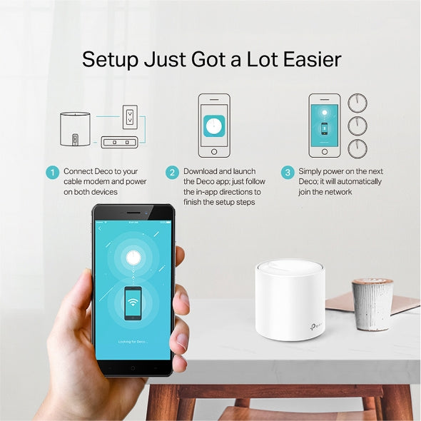 TP-Link Deco X20 AX1800 Mesh Wi-Fi 6 System - Whole Home Coverage TP-LINK