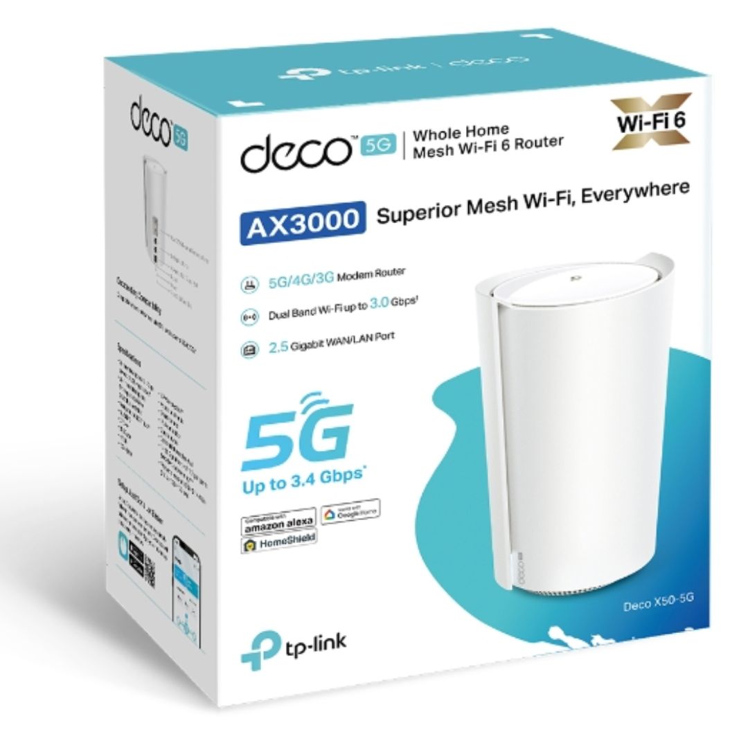 TP-Link Deco X50-5G: Ultra-Fast 5G Mesh WiFi 6 for Whole Home