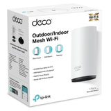 TP-Link Deco X50-Outdoor(1-pack) AX3000 Outdoor / Indoor Whole Home Mesh WiFi 6 Unit, 574 Mbps at 2.4 GHz + 24