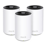 (CH)TP-Link Deco XE75 AXE5400 Tri-Band Mesh Wi-Fi 6E System(3-pack) 574 Mbps at 2.4 GHz + 2402 Mbps at 5 GHz +