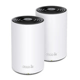 TP-Link Deco XE75 Pro(2-pack)) AXE5400 Tri-Band Mesh Wi-Fi 6E System, 574 Mbps at 2.4 GHz + 2402 Mbp - Deco XE75 Pro(2-pack)