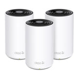 TP-Link Deco XE75 Pro(3-pack) AXE5400 Tri-Band Mesh Wi-Fi 6E System, 574 Mbps at 2.4 GHz + 2402 Mbps - Deco XE75 Pro(3-pack)