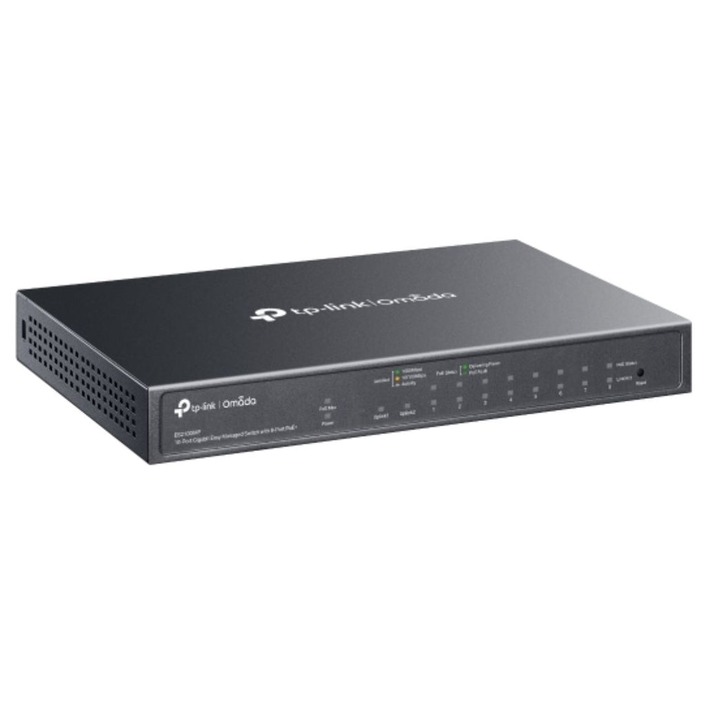 TP-Link Omada ES210GMP 10-Port Gigabit PoE+ Easy Managed Switch TP-LINK