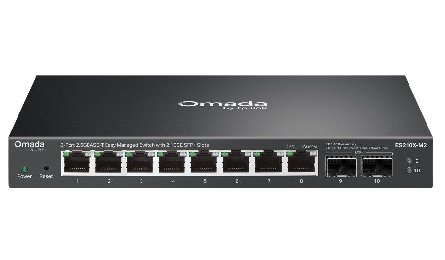 TP-Link Omada ES210X-M2 8-Port 2.5G Easy Managed Switch w/ 10G SFP+ TP-LINK