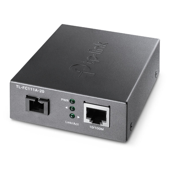 TP-Link TL-FC111A-20 10/100 WDM Media Converter - 20km Fiber