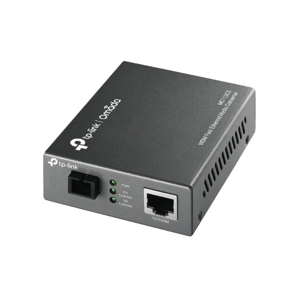 TP-Link MC112CS WDM Media Converter - 10/100M RJ45 to SC Fiber 20km TP-LINK
