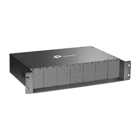 TP-Link MC1400 19' 2U Rackmount Chassis for 14-Slot Media Converters, Redundant Power Supply, Hot-Sw - MC1400