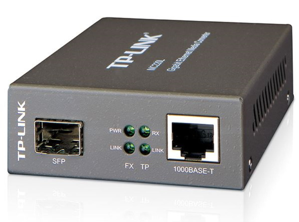 Gigabit Ethernet Fiber Media Converter - Extend 10km 