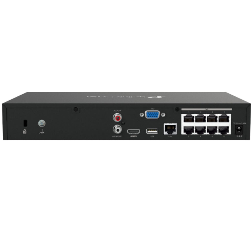 VIGI NVR1008H-8MP 8-Channel 4K PoE+ Network Video Recorder TP-LINK