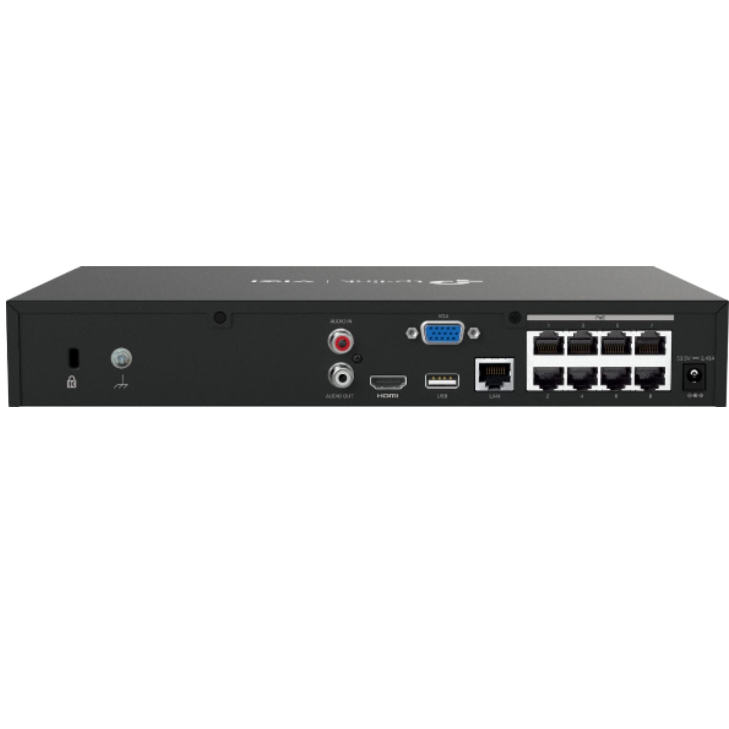 VIGI NVR1008H-8MP 8-Channel 4K PoE+ Network Video Recorder TP-LINK