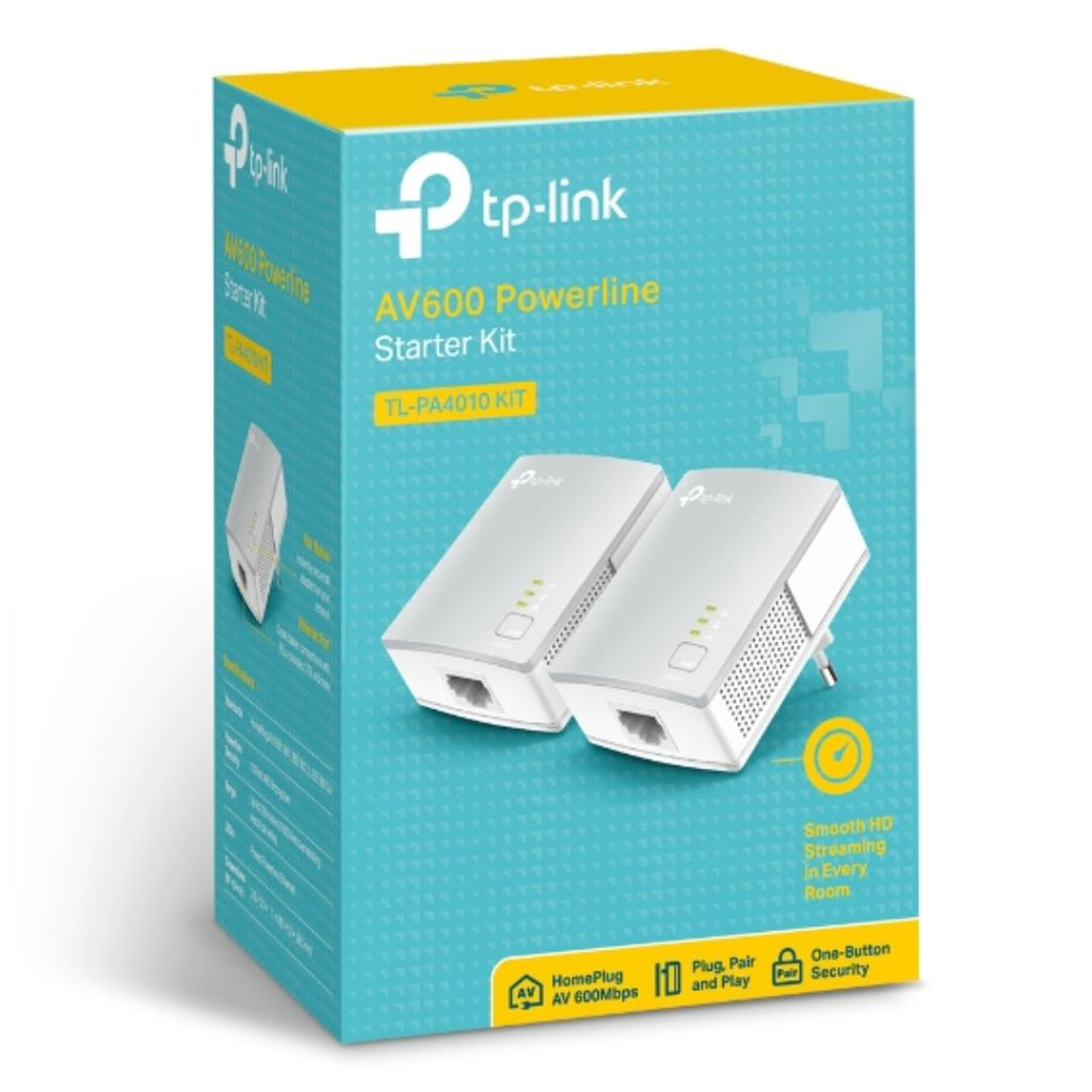 TP-Link AV600 Powerline Ethernet Adapter Kit - Fast Home Internet TP-LINK