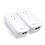 AV2000 Gigabit Powerline Adapter Kit with Passthrough & 2 Ports