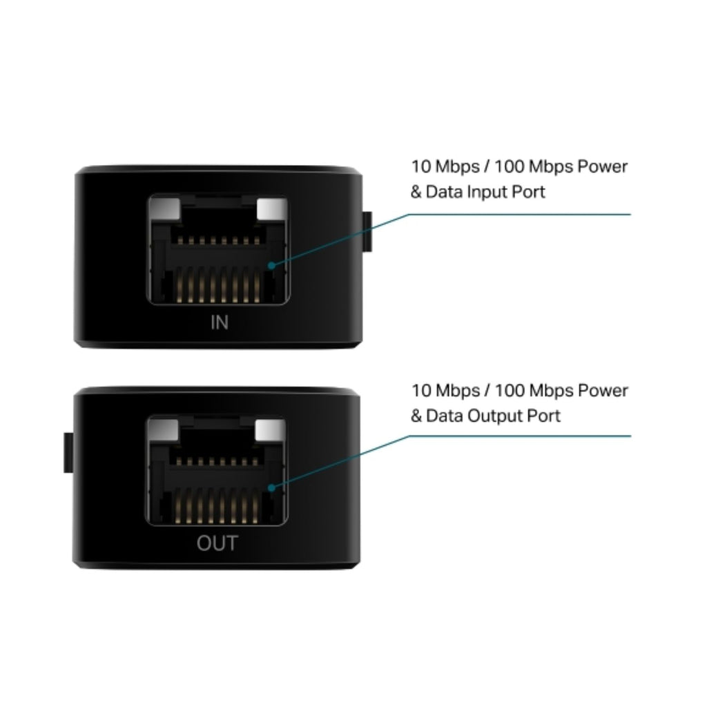 TP-Link TL-POE10E PoE+ Extender | Extend Ethernet & Power Up to 250m