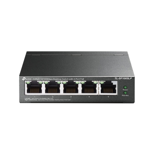 TP-Link TL-SF1005LP 5-Port PoE Desktop Ethernet Switch TP-LINK