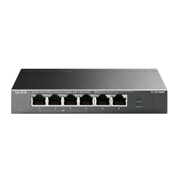 TP-Link TL-SF1006P 6-Port PoE+ Desktop Switch for IP Cameras
