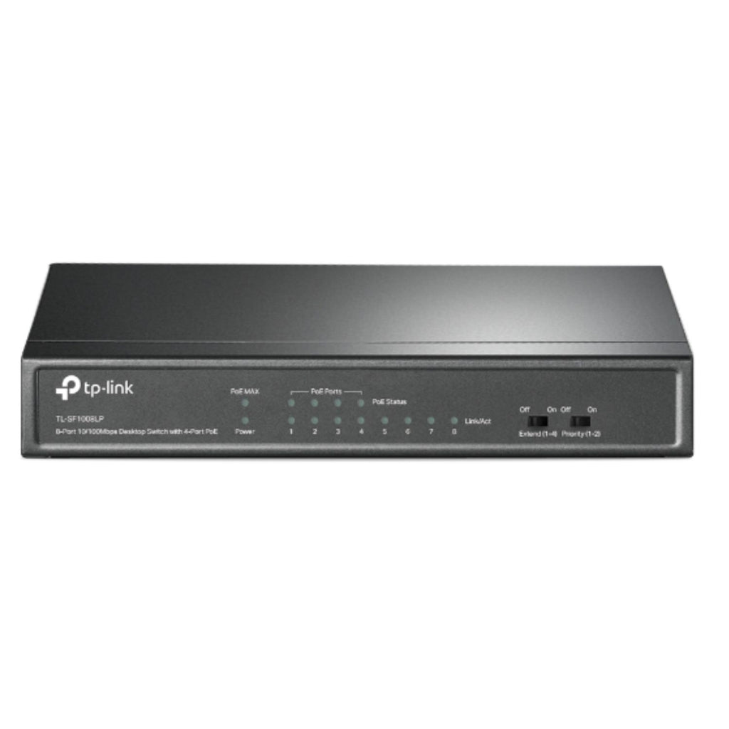 TP-Link TL-SF1008LP 8-Port PoE Desktop Switch for Easy Home/Office Networking