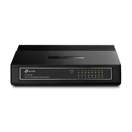 16-Port Fast Ethernet Switch | Plug & Play Network Hub for Home/Office