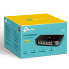 5 Port Gigabit Ethernet Switch | Plug & Play Fast Network Hub