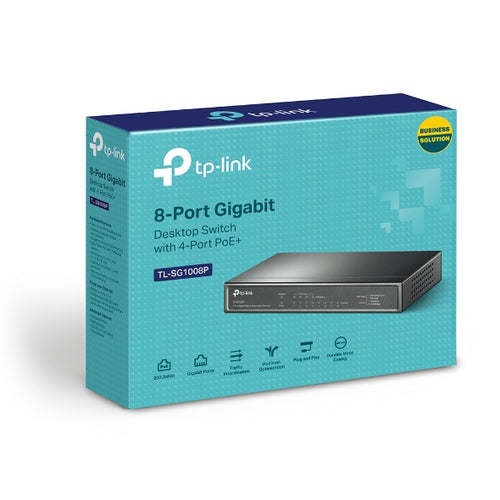 8-Port PoE Switch | Easy Power & Data for IP Cameras & Devices TP-LINK