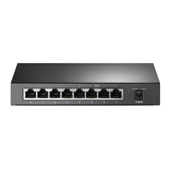 8-Port PoE Switch | Easy Power & Data for IP Cameras & Devices