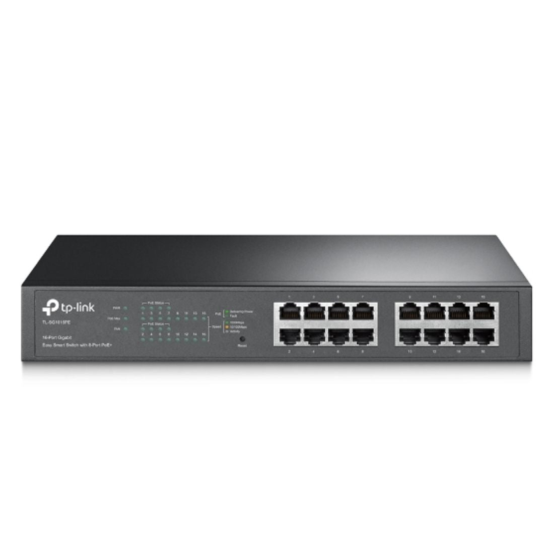 16-Port Gigabit PoE+ Smart Switch for Home & Office