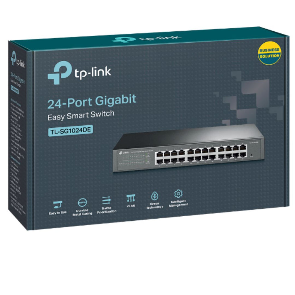 24-Port Gigabit Smart Ethernet Switch - Fast & Efficient Network
