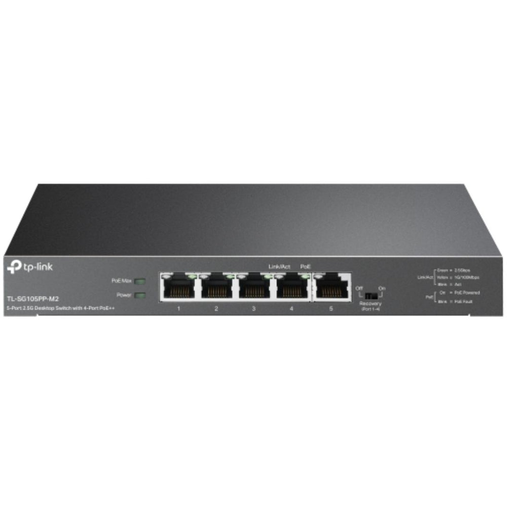 TP-Link 5-Port 2.5G Multi-Gig Desktop Switch with 4-Port PoE++
