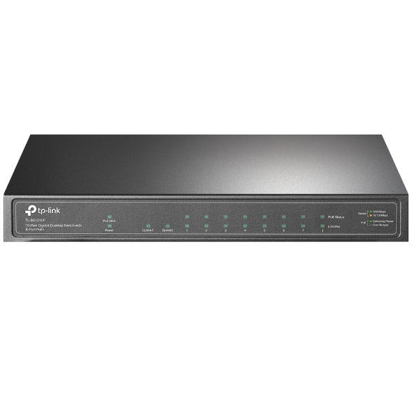 TP-Link TL-SG1210P | 10-Port Gigabit PoE+ Desktop Switch