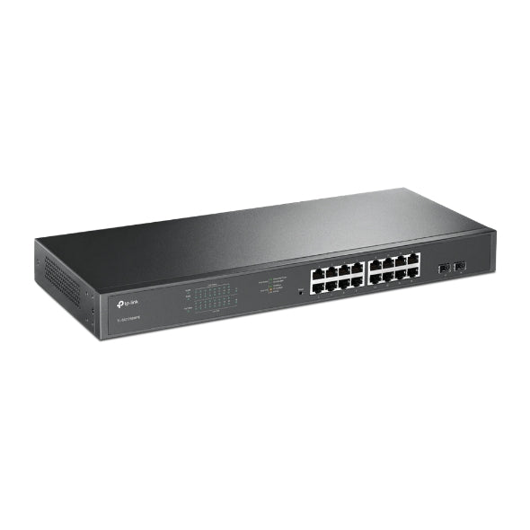 TP-Link TL-SG1218MPE 16-Port Gigabit PoE+ Easy Smart Switch, 16 Gigabit RJ45 Ports, 2 SFP Slots, 802 - TL-SG1218MPE