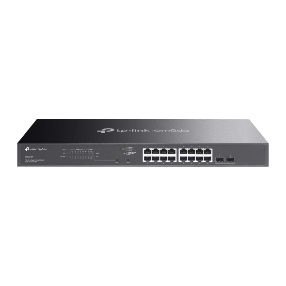 TP-Link SG2218P JetStream 18-Port Gigabit Smart Switch, 16-Port PoE+, Omada SDN, 2x GBit SFP Slots, 150W PoE Budget TP-LINK