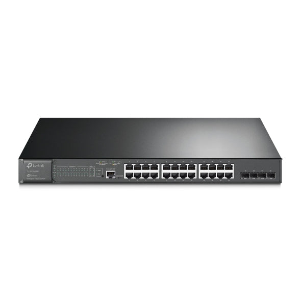 TP-Link SG3428MP Omada 28-Port PoE+ Gigabit L2+ Managed Switch with 4 SFP Slots, Integration with Om - SG3428MP
