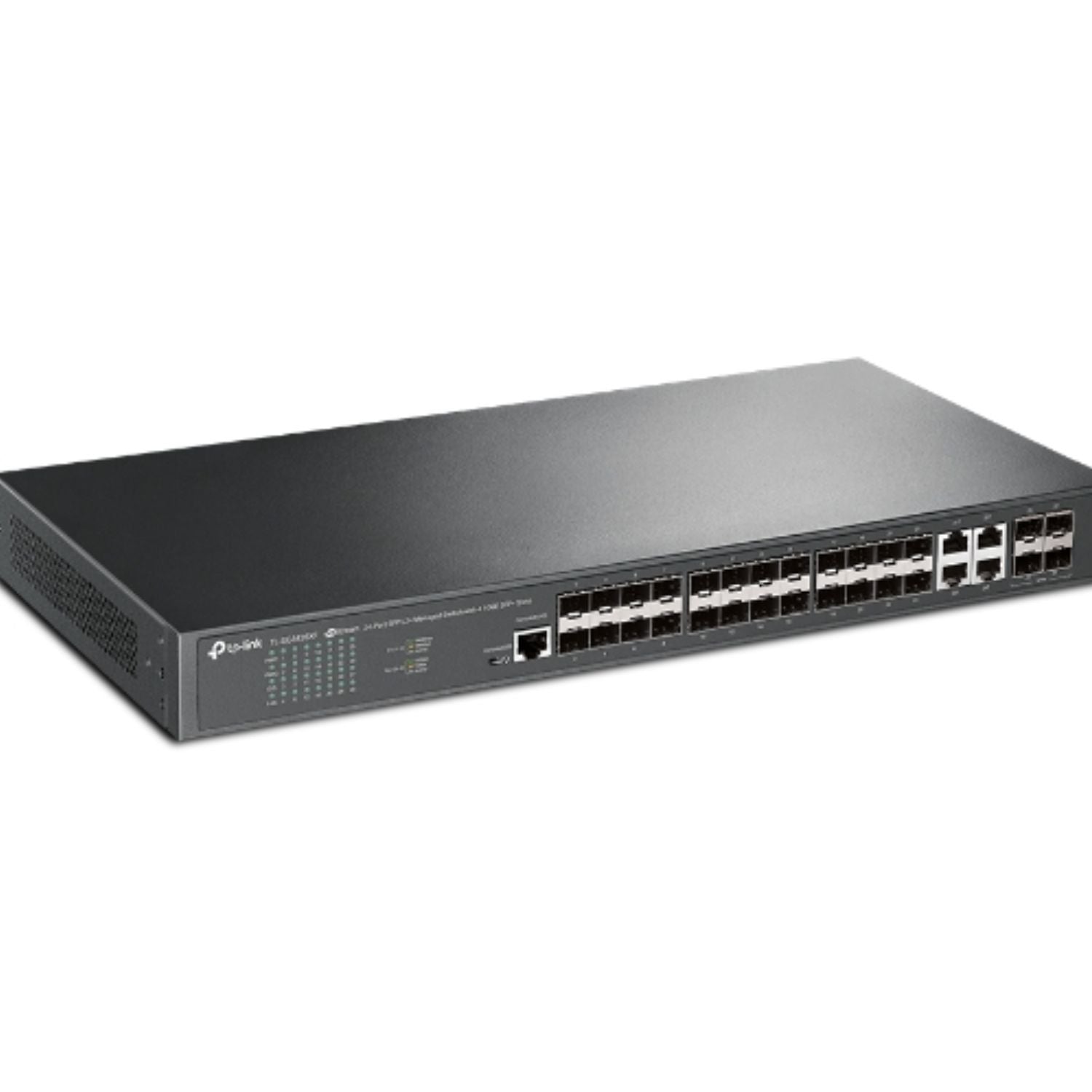 JetStream 24-Port Managed SFP Fiber Switch | 4x 10G SFP+ Uplinks TP-LINK