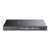 TP-Link SG3428XMPP Omada 24-Port Gigabit and 4-Port 10GE SFP+ L2+ Managed Switch with 16-Port PoE+ & 8-Port Po