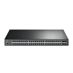 JetStream 48-Port PoE+ Gigabit Managed Switch w/ 10G SFP+ Uplinks