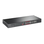 TP-Link TL-SL1218P 16-Port PoE+ Rackmount Gigabit Switch