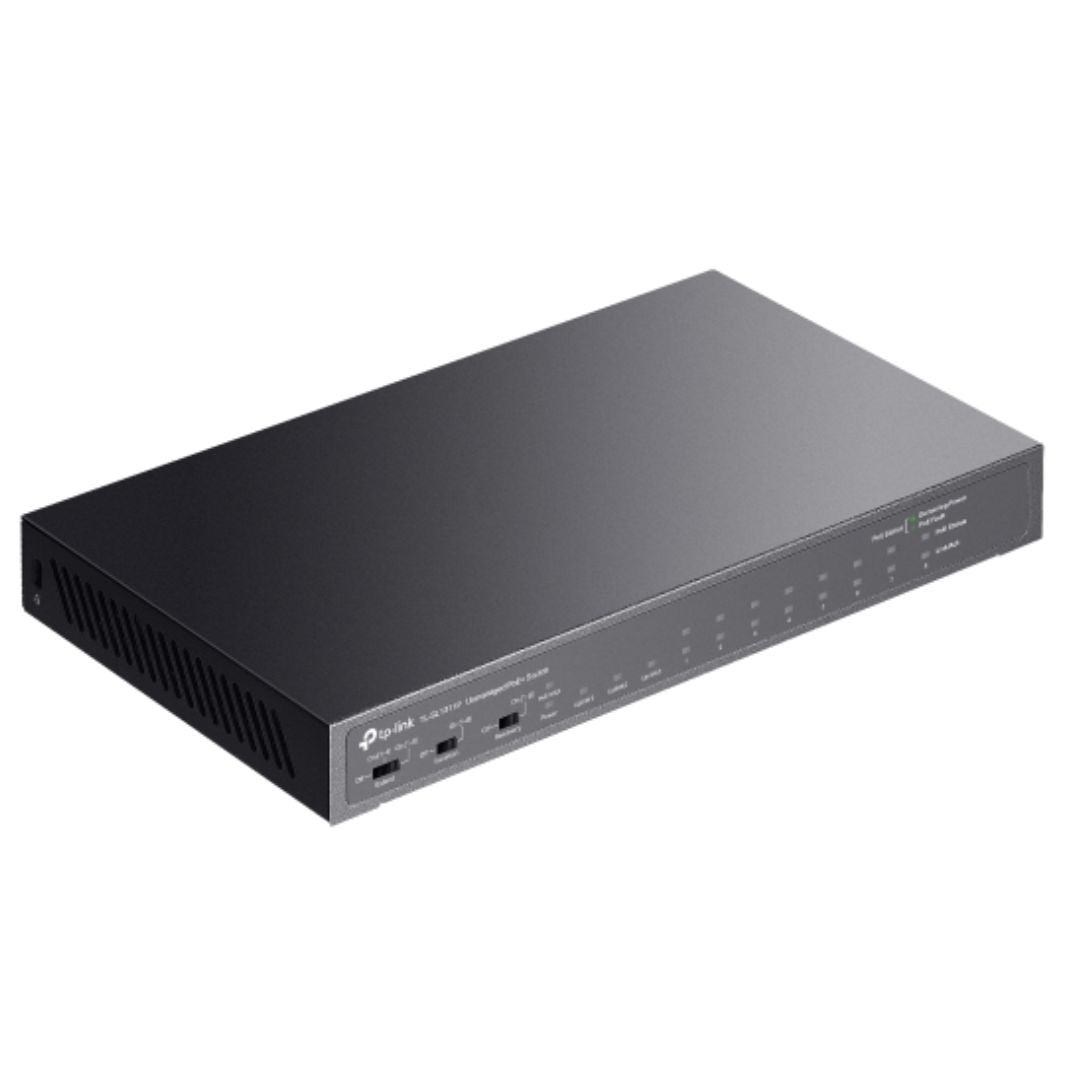 8-Port PoE+ Gigabit Desktop Switch - Silent, Easy Setup Network Hub